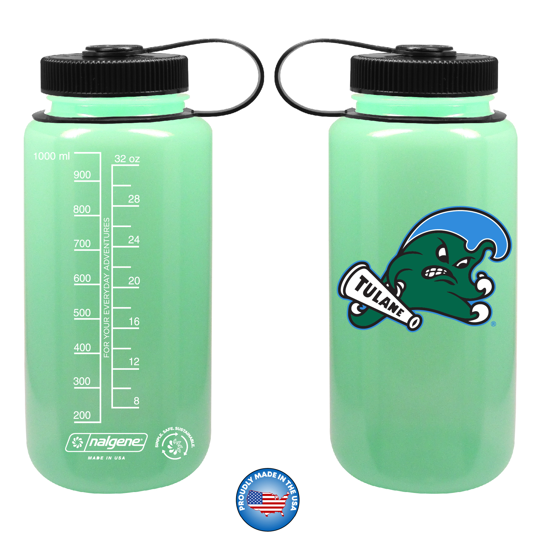 Nalgene Glow In Dark 32oz Wide Mouth Nalgene Sustain Bottles - Item #701_Glow - Custom Printed Promotional Products - Foto 10